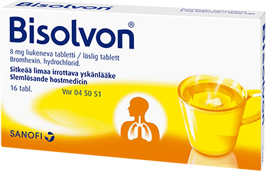 BISOLVON® 8 mg, liukeneva tabletti